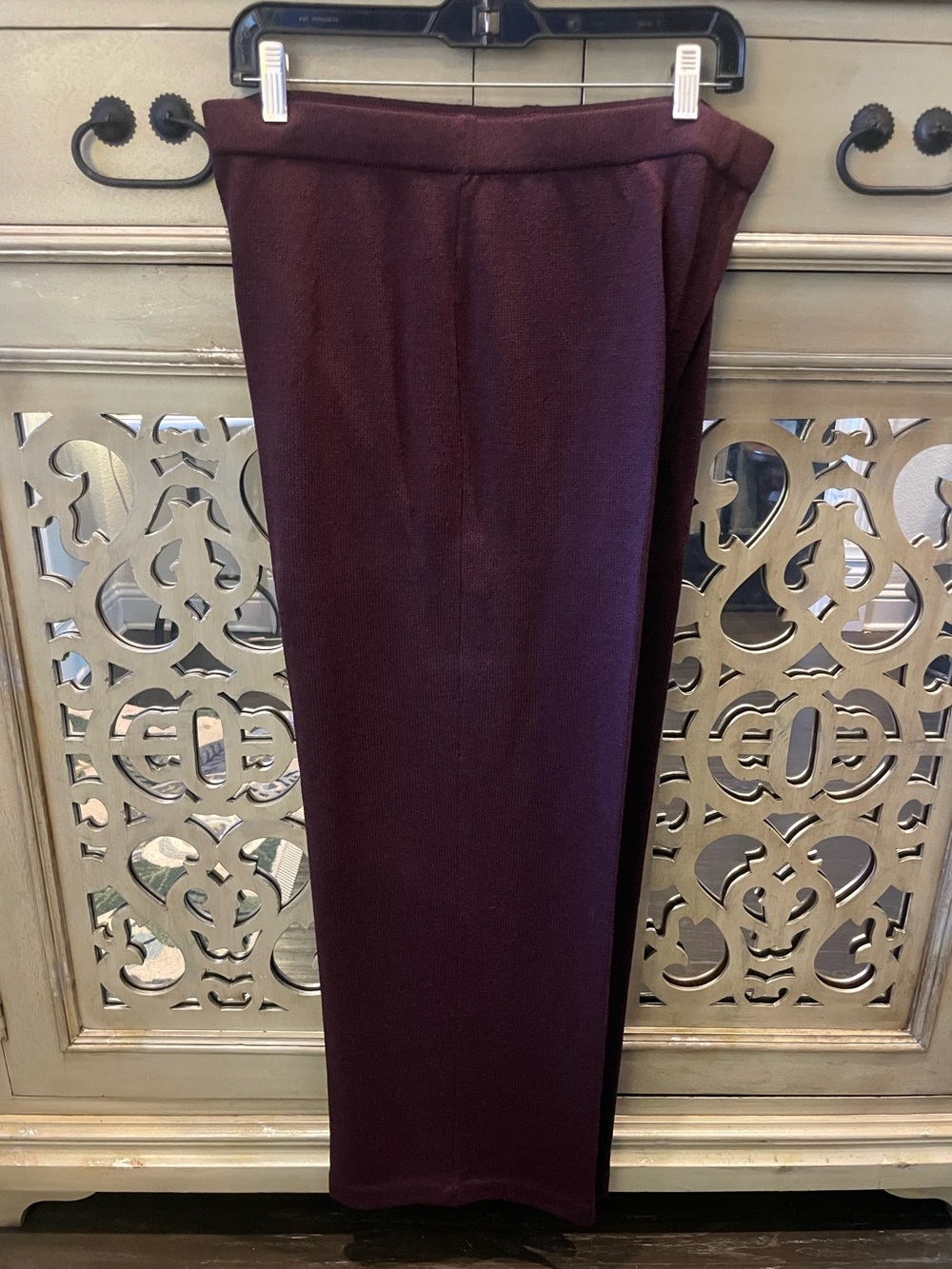 St John Women's Plum pants. Elegant Office & Evening Wear